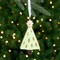 Northlight 4.5" Green and Gold Christmas Tree Hanging Ornament